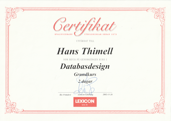 Databasdesign-grundkurs